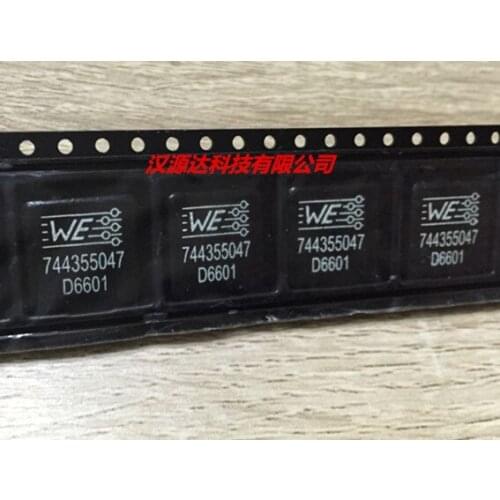 744 355 047 SMD high-current inductors WE-HCI Flat 1350 0.47uH 26A