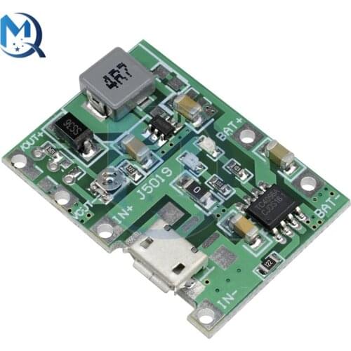 DC-DC 3.7V 4.2V Micro USB Lithium Li-ion 18650 Battery Charger Board Step Up Boost Power Supply Charging/Discharging
