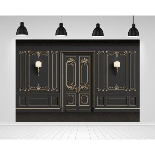 Scopiso Photography Backdrops Old Wall House Bulb Door Luxury Wedding Pattern Interior Photographic Background Photo Studio Prop