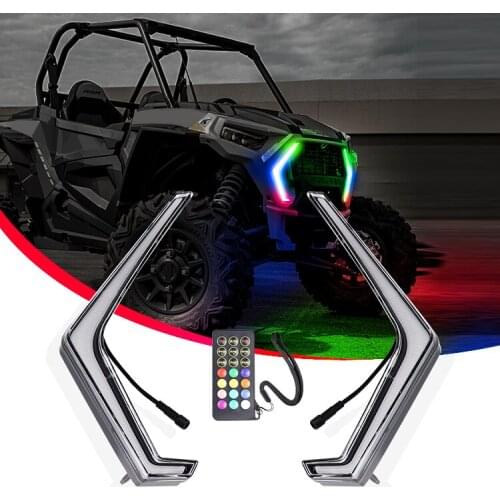 NE WEST Led Turning Light DRL For 2018-2021 Polaris RZR LED Front Turn Fang Light