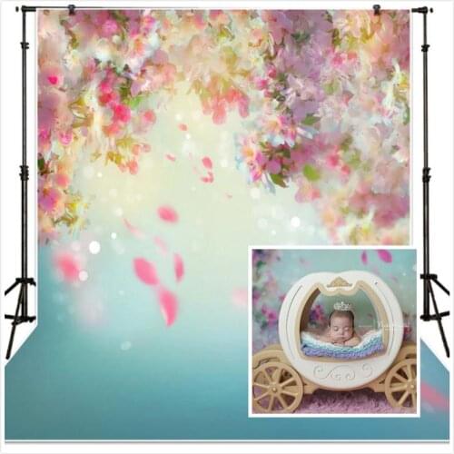 HUAYI Photography Backdrop Newborns Baby Child Flowers Floral Wall Photo Background Wedding Backdrop Birthday Party Decor D-8428