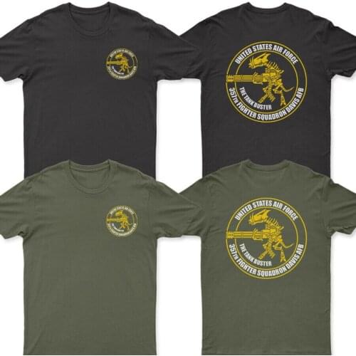 United States Air Force Warthog A-10 Squadron T-Shirt. Summer Cotton O-Neck Short Sleeve Mens T Shirt New S-3XL