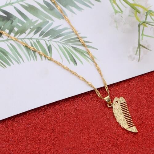 Classic High Quality Hair Accessories Pendant For Women Gold Hair Comb Hair Pendant Jewelry