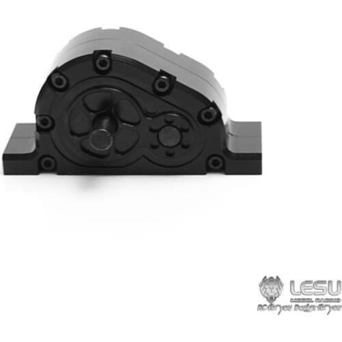 LESU Metal Transfer Case for 1/14 RC TAMIYA Tractor Truck Dumper Gearbox Transmission DIY Car Model