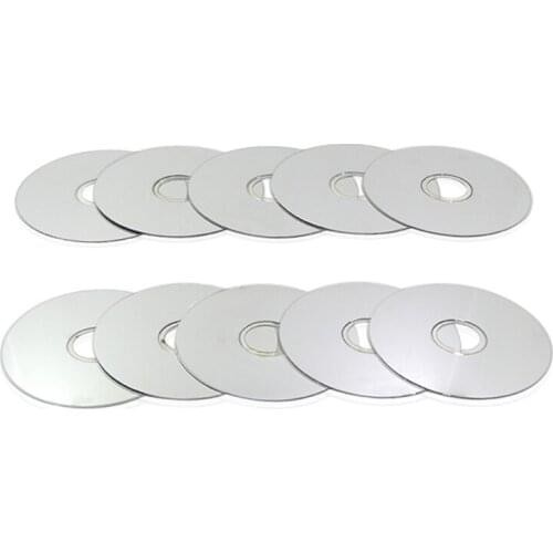 Manipulation CDs Set (1set=10 CDs ,Standard ,Silver Color),CD Appearing From Empty Hand,Magic Tricks,Props,Gimmick,Stage,Comedy