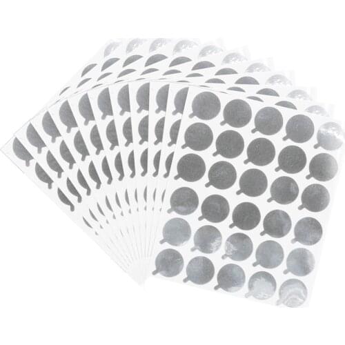 300pcs Disposable Eyelash Glue Holder Pallet Eyelash Extension Glue Pads Sticker Stand on Lash Foil Glue Paper Pad Eye Stickers