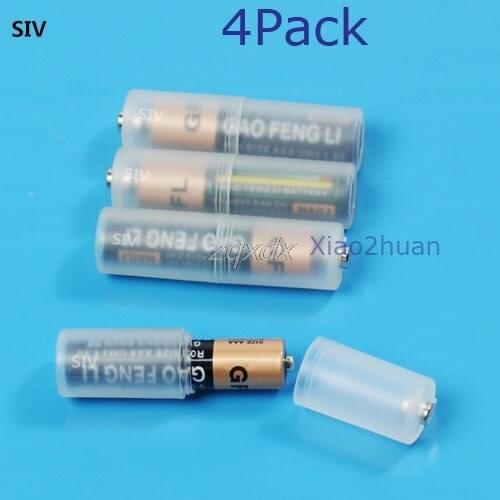 SIV 4X Battery Convertor Adapter Size AAA R03 to AA LR6