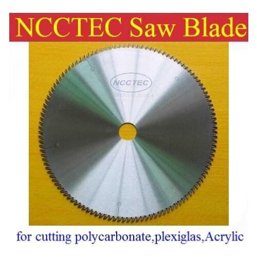 20'' 180 teeth 3.6T 508mm Carbide saw blade for cutting polycarbonate, plexiglass, perspex, Acrylic, PVC (5 pieces per package)