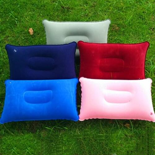 1PCs Portable Fold Outdoor Travel Sleep Pillow Camping Tent Inflatable Pillow Airplane Hotel Rest Comfortable Sleep Pillows