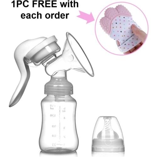 Manual breast pump mother milk feeding pump