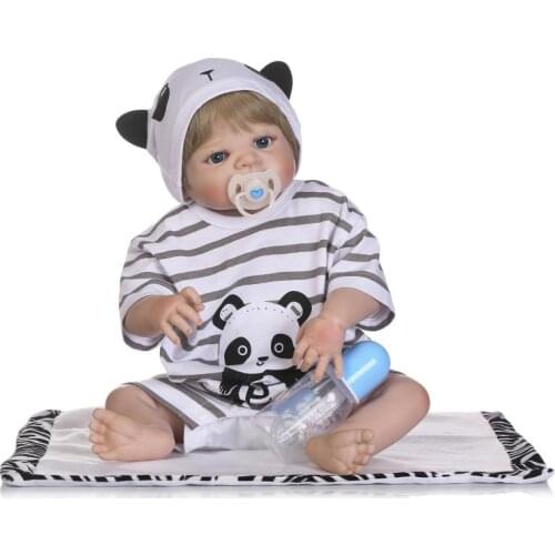 Full Silicone Vinyl Body Sumilation Newborn Baby Girl and Boy Silicone Vinyl Real Gentle Touch Bebe Reborn New Born Real Baby