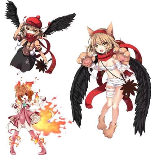 Three Ratels CA52 YOKAI WIKI Waterproof Game stickers for car hood laptop gift Motocycle Lovely girls Anime decals