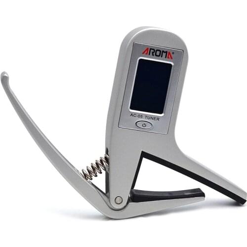 Universal Capo 2-in-1 Tuner AC-05 Guitar Bass Tunable Capo Portable Aroma Clip-on For Guitar Bass Multifunction Musical Parts