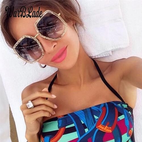 Женские солнцезащитные квадратные очки WarBLade China At AliExpress