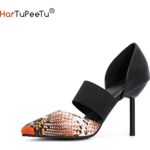 Embossed PU Leather Stiletto Women Summer 2021 New Arrival Modern Sandals High Heels Cover Pointed Toe Shoes Large Size 48