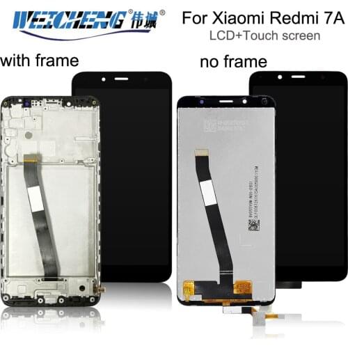 5.45in" For XiaoMi Redmi 7A LCD Display +Touch Screen with frame For Redmi 7A lcd Digitizer Sensor Glass Panel +free tools