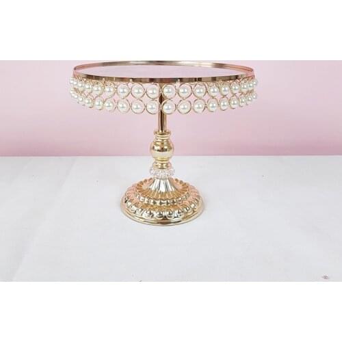 1pcs peral cake stand gold color Decorating Wedding Cupcake