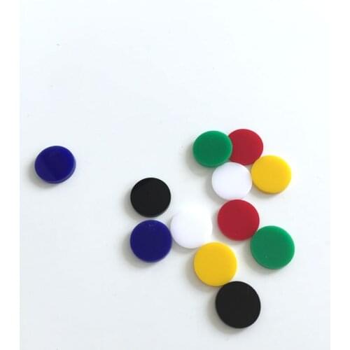 10pcs/lot Free Shipping 2016 New Billiards Pool Cue tip Cushion 14mm Colorful Acrylic Tip Cushions for Cue Stick Accessories