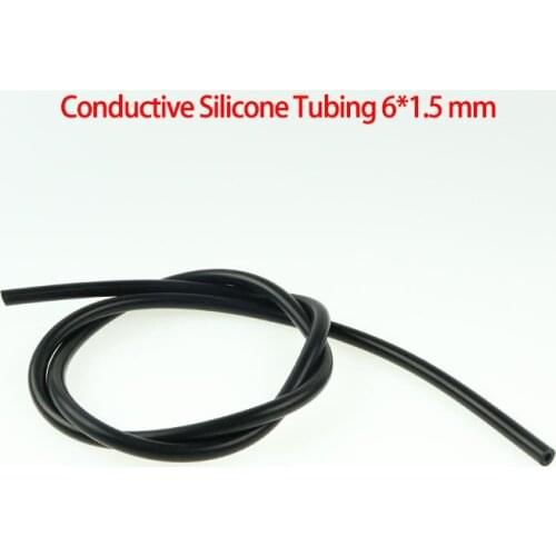 6mm OD 1.5mm ID Conductive Silicone Rubber Tube TENS / ESTIM / E-STIM Machine