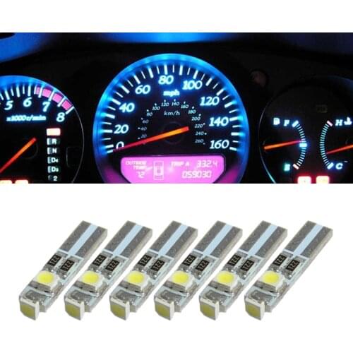 6x T5 LED Lamp 73 74 Bulb Instrument Panel Light for Volvo S40 S60 S70 S80 S90 V40 V70 V90 XC70 C70 960 940 850 780 760