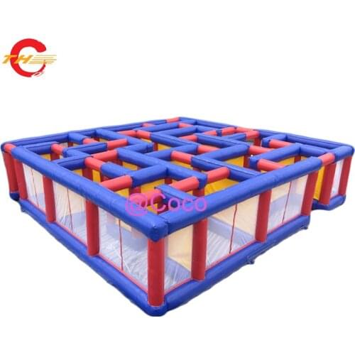 Free ship to door! oxford or PVC inflatable maze, 8x8x2m outdoor inflatable laser arena laser tag maze game
