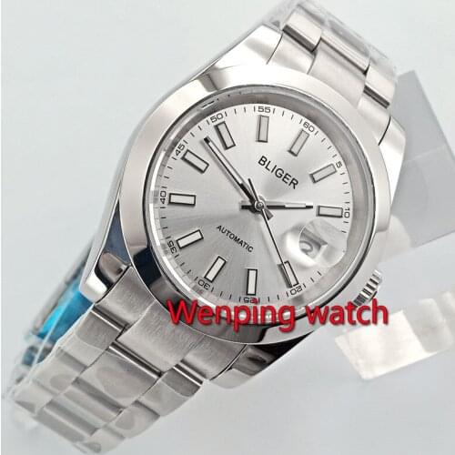 BLIGER Mens Stainless Steel Watch