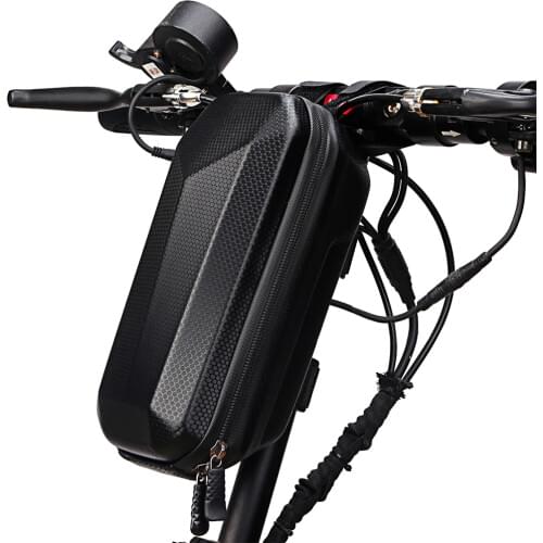 2L Electric Scooter Handle Bar Bag Skateboard Front Pouch Biking Waterproof EVA Hard Case Portable Dustproof Cycling Parts