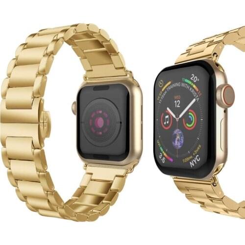 Cinturino compatible for apple watch iWatch 4 5 band 44mm Stainless Steel Metal for i watch bands 38 mm strap watchband bracelet