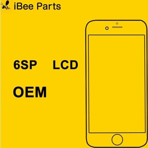IBee Parts 10PCS 100% Tested OEM LCD for iPhone 6s Plus Display Replacement screen + flex cable + backlight Free shipping