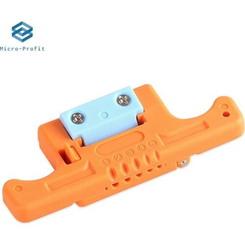 Free Shipping Yellow MSAT-5 Fiber Optic Cable Stripper MSAT-5 Fiber Optic Cable Stripper 1.9mm to 3.0mm Buffer Replaceable Blade