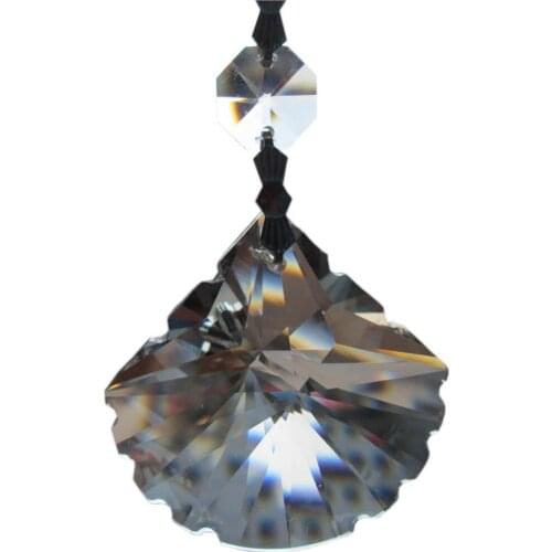 Garland 10 Transparent Chandelier gorgeous 33% Full Crystal Healing Pendulum Lamp Prisms Hanging Pendants Rainbows 3.7'' M02032