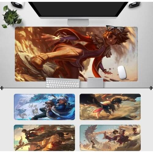 Art League of Legends Taliyah Mouse Pad Gamer Keyboard Maus Pad Desk Mouse Mat Game Accessories For Overwatch