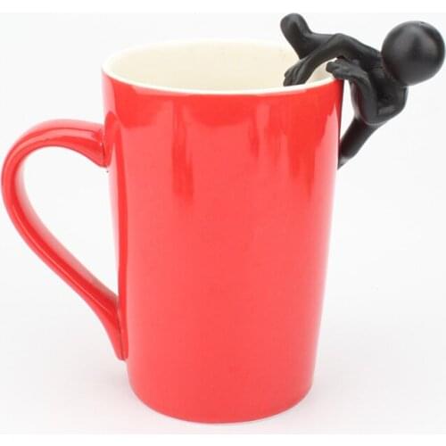 Creative Climbing Kung Fu Figure Ornament Simple Resin Micro Landscape Crafts for Home Garden Courtyard Decoration TN88