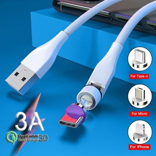 Elbow Straight 2 in 1 Magnetic USB Cable Android Mobile Phone Cables Micro USB C Type-C Magnetic Charging Cable for Redmi K40 30