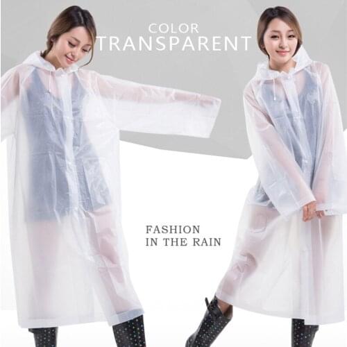 Fashion adult EVA Women Raincoat Thickened Waterproof Rain Coat tourism outdoor hiking poncho raincoat motorcycle rain suit