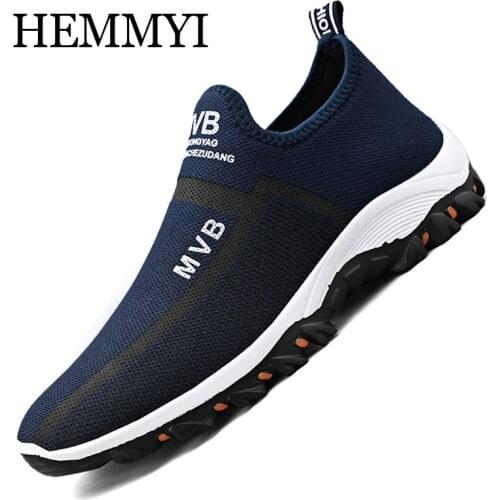 Mens Casual Sneakers Shoes Breathable Outdoor Non-slip Lightweight Male Footwear Walking Mens Shoes Large Size 39-47