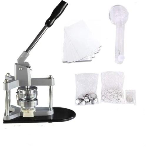 New 58mm Aluminum Badge/Button Maker Machine With Metal Slide Rails y313