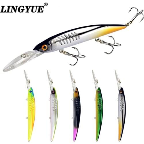 New Arrival 1pcs Fishing Lures 14.5cm/13g Minnow Lure Artificial 6 Colors Availble Bass Crankbait Wobblers Fishing Tackle