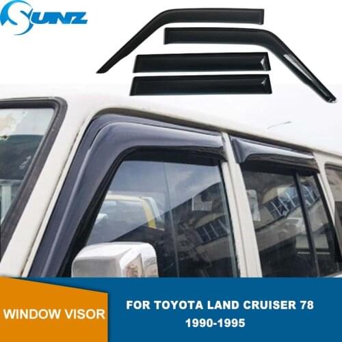 Window Visor For Toyota Land Cruiser 78 Prado Lc78 Fj78 1990 1991 1992 1993 1994 1995 Wind Shields Sun Rain Guards Sunz