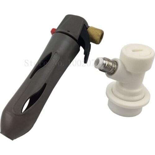 Portable Co2 Charger Injector Ball Lock Gas Disconnect Fitting Beer Kegs Draft Beer Dispenser for Part liquor accessories