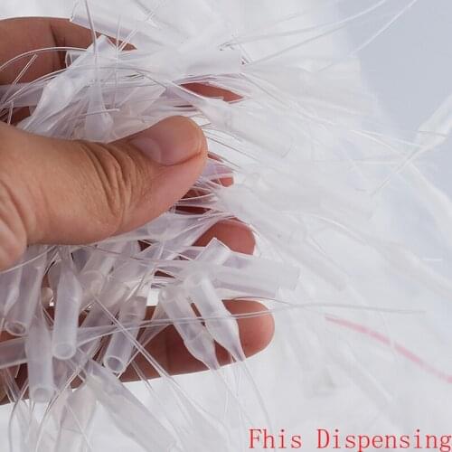 Precision Micro Tips Super Thin Glue Lubricating Oil and Epoxy Water Extra Applicator Tip Use for Lab Dispensin Pack of 50