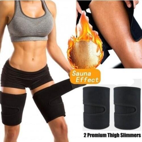 Leg Belt Thigh Trimmer Sweat Band Leg Slimmer Weight Loss Neoprene Gym Workout Corset Thigh Slimmer Tone Legs Strap face lift