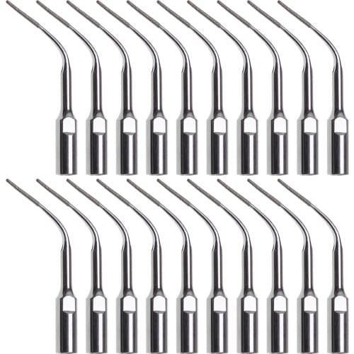 SKYSEA 20Pcs PD3D Dental Ultrasonic Piezo Scaler Tip Handpiece Fit DTE SATELEC SKYSEA