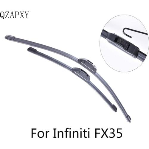 QZAPXY Wipers Blade For Infiniti FX35 from 2003 2004 2005 2006 2007 2008 to 2012 Windscreen wiper Wholesale Car Accessories