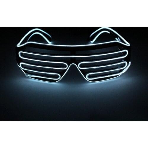 LED Luminous Glasses Halloween Glowing Neon Christmas Party Flashing Light Glow Sunglasses Glass Festival Supplies Costumes