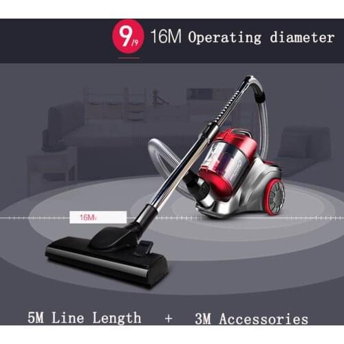 Ultra-quiet Vacuum Cleaner Powerful Dust Cleaner Household Electric Vacuum Cleaner 220V 1200W Handheld Dust Collector C3-L148B
