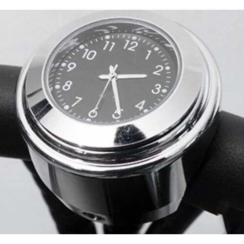 Universal Waterproof Motorcycle Motorbike Handlebar Mount Round Dial Clock Bicycle Motorcycle Bike Handlebar Clock Accessory