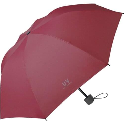 Wholesale Creative Parasol Female Anti-UV Sun Umbrella 3 Folding Small Fresh Umbrella Advertising Women Umbrella