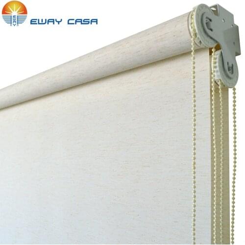 100% Blackout Shadow Double Roller blinds Day&Night Roller Shades Window blinds Bedroom Office Blinds No. RB_DN_C15