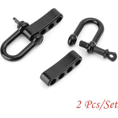 2pcs Adjustable Anchor Shackle Outdoor Survival Rope Paracord Bracelet Buckle Outdoor Camping Survival Bracelet Accessories